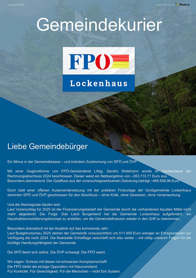 Gemeindekurier Lockenhaus 1/2025