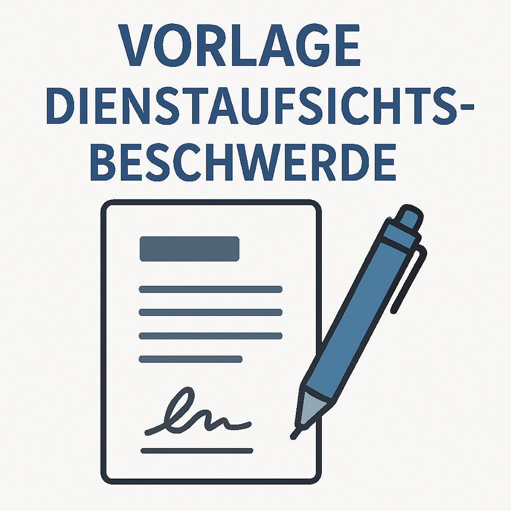 Vorlage Dienstaufsichtsbeschwerde